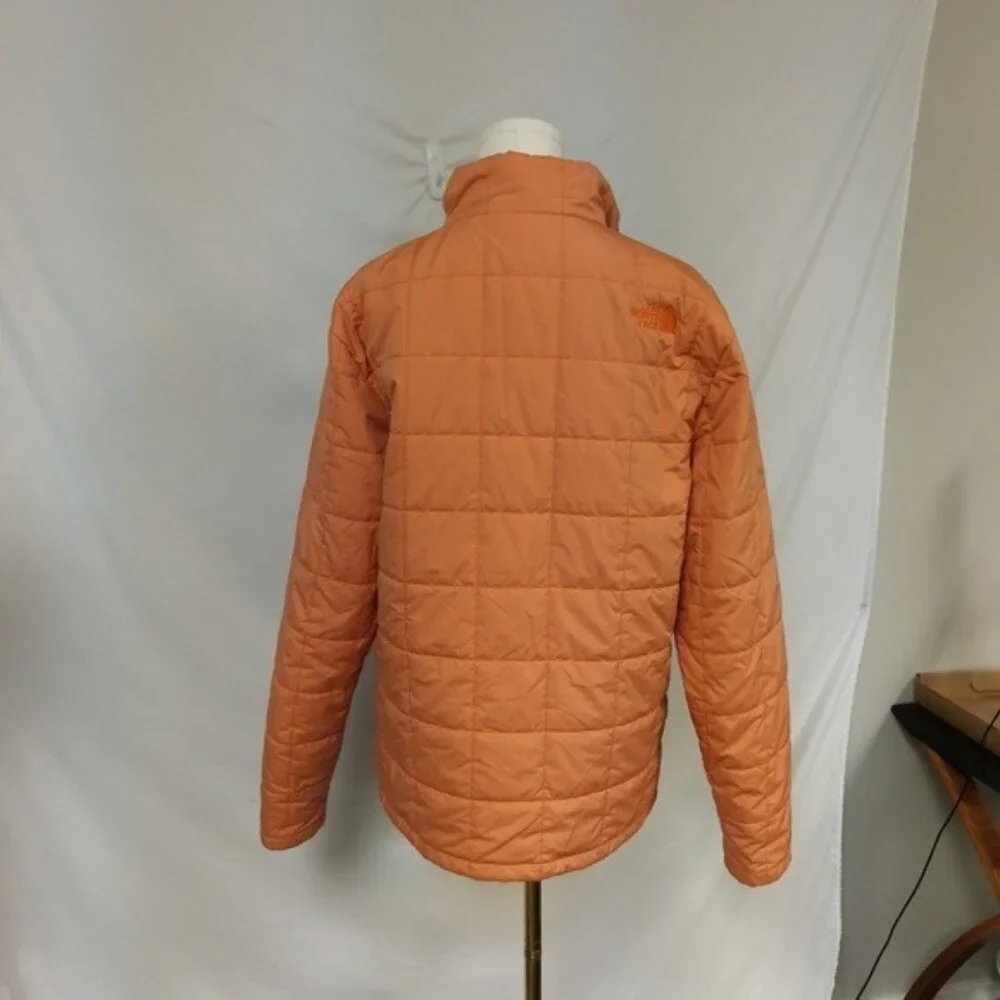Men's The North Face Quilted Jacket Light Orange Sz. Small